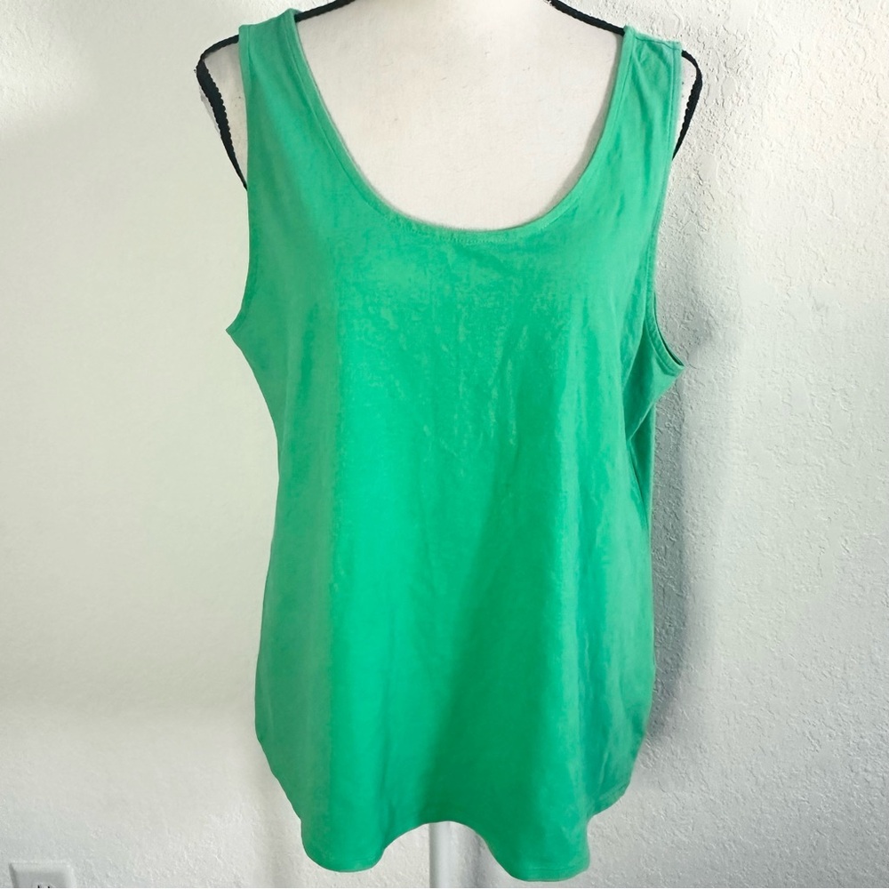J.Jill Green Sleeveless Top